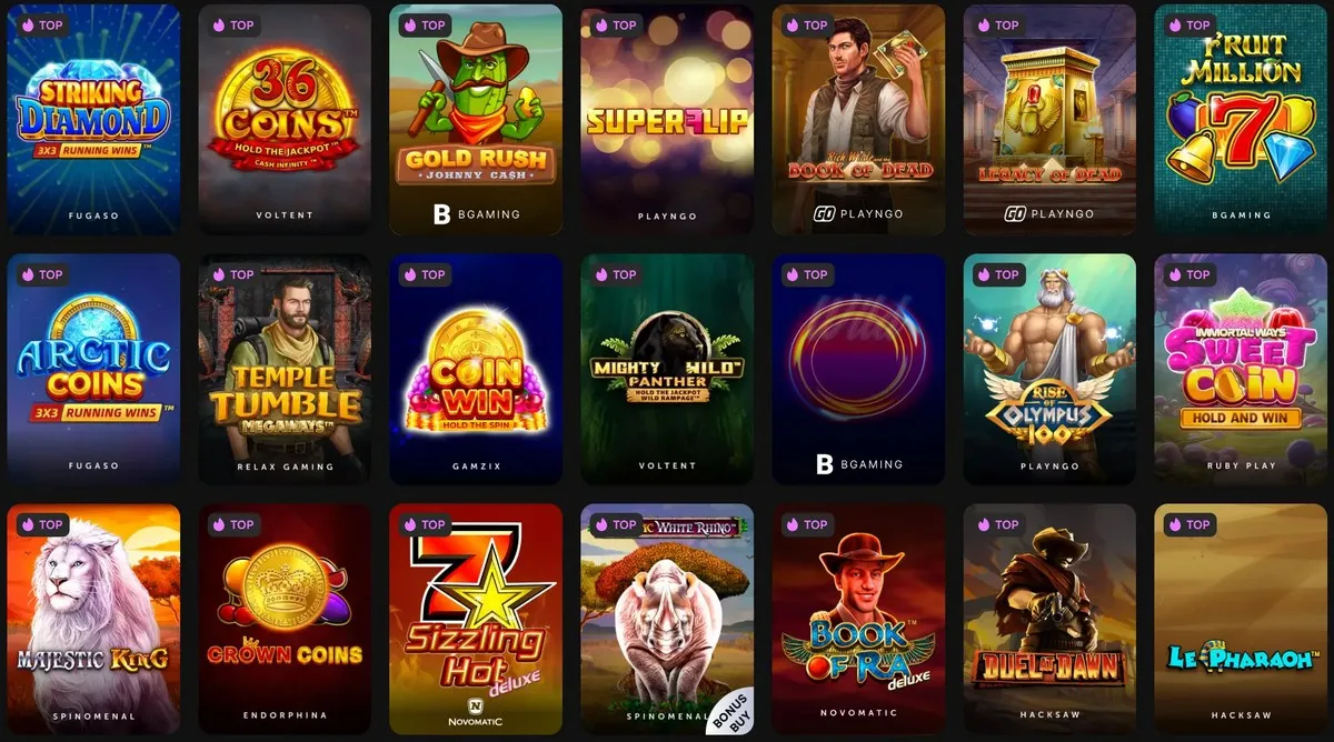 playmegawin casino top games